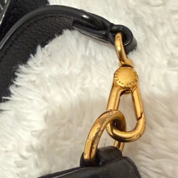 Marc by Marc Jacobs Black Leather Crossbody Bag - Picture 4 of 8